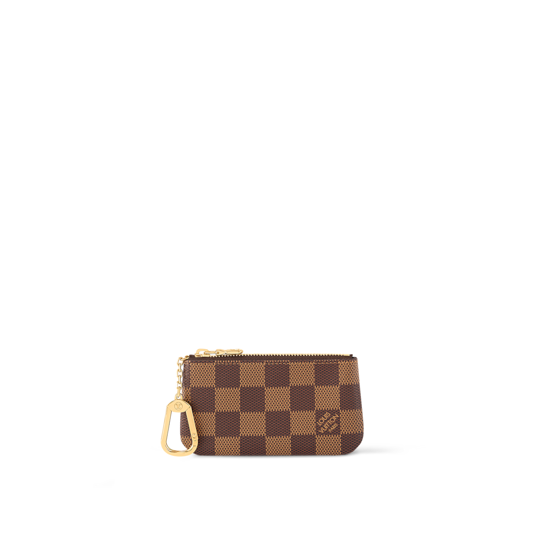 Louis vuitton key 2025 pouch damier azur